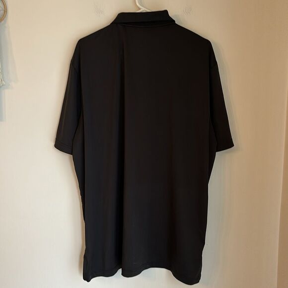 Peter Millar Men Summer Comfort Black short sleeve golf performance polo XL GUC - Picture 10 of 10